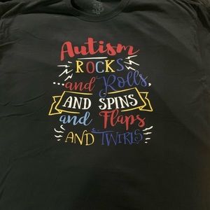 Made2order Autism Awareness Rock & Roll adult size